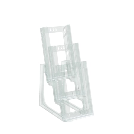 Azar Displays Three-tier Modular Trifold Brochure Holder, PK2 252303